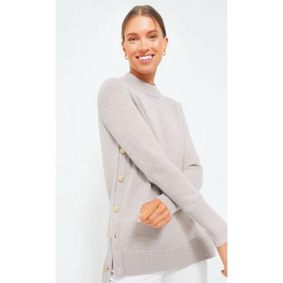 NWOT Tuckernuck Winter White Bexley Sweater, Xs 100% wool $268 B29 - Picture 1 of 9